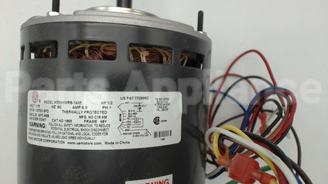 1865 Nidec-Us Motors 1/2Hp,1075Rpm,3Spd,115V,Motor