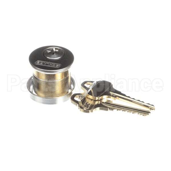 20-001 Compatible Detex Mortisecylinder, 1 1/8" C123 Keyw
