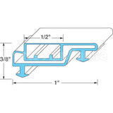 20-11389-0002 Compatible Anthony Door Gasket 21-3/4W X 64L Od