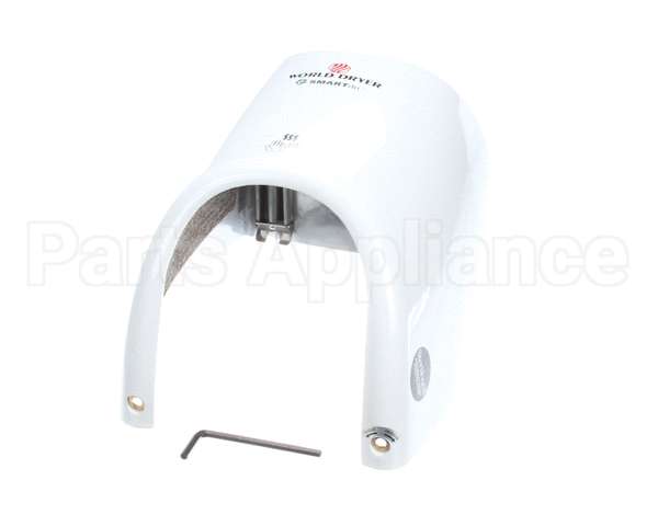 20-K974 World Dryer Smartdri Cover Assembly Aluminum - Whi