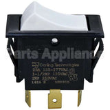 200-356-000 Compatible Jade Switch, On/Off/On White Rocker