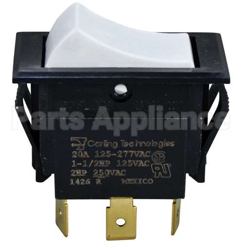 200356000 Compatible Jade Switch, On/Off/On White Rocker