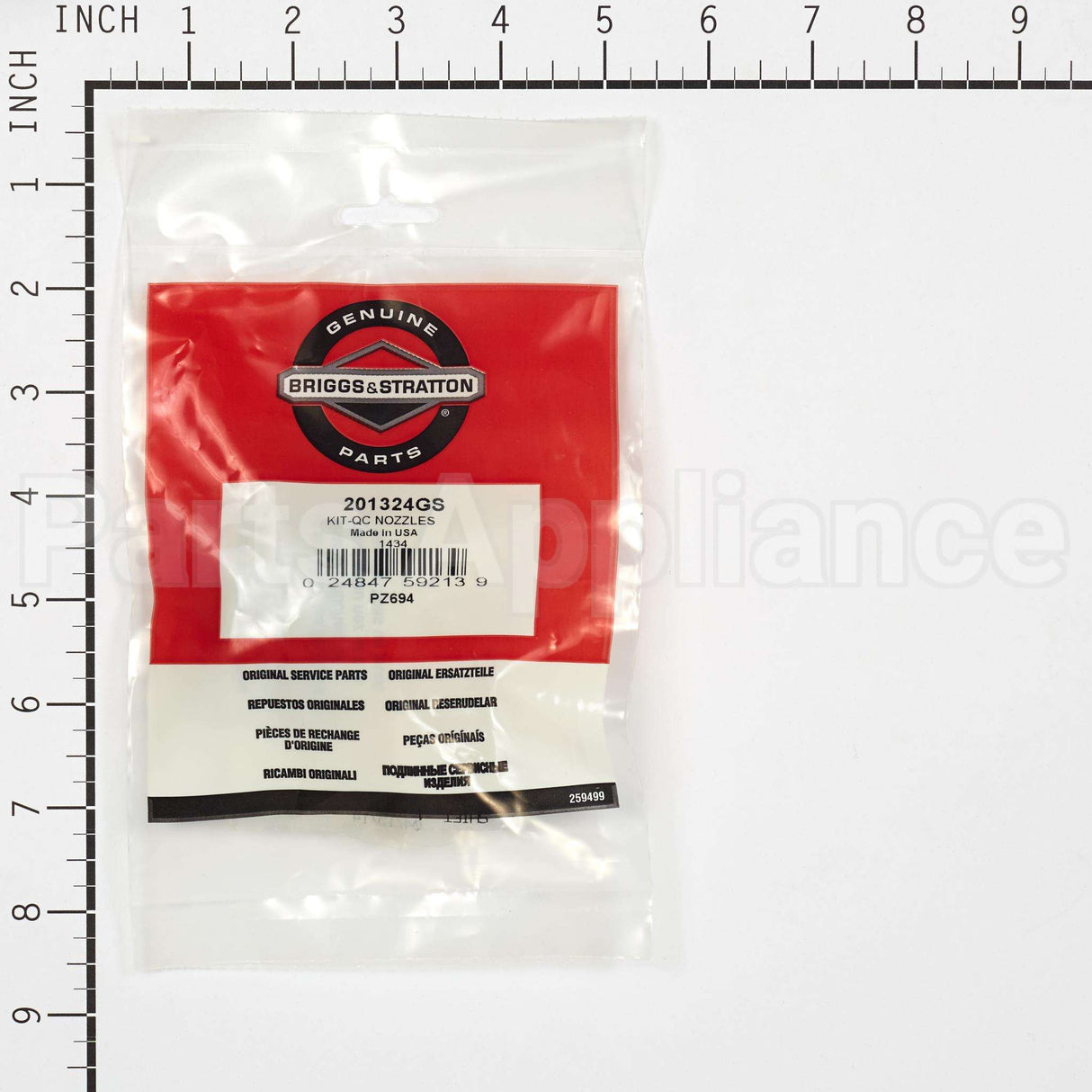 201324GS Briggs & Stratton Kit-Qc Nozzles