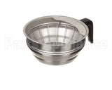 20216.7000 Bunn Funnel Assy,Sst Black Handle(Small)&