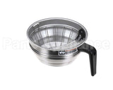 20216.7002 Bunn Funnel Assy,Sst Blk Handle Sm(Tdl-Can)