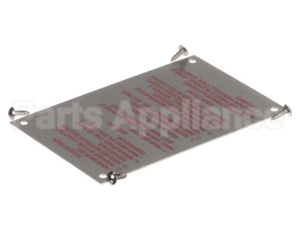 20326 Blodgett Lighting Instr Plate W/Screws