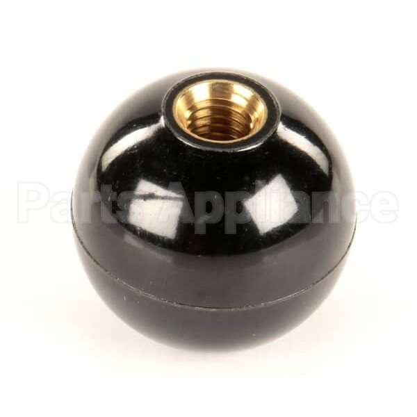 2033-8 Compatible Montague Knob, Round, Carriage, Black