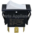 2035600000 Compatible Jade Switch, On/Off/On White Rocker