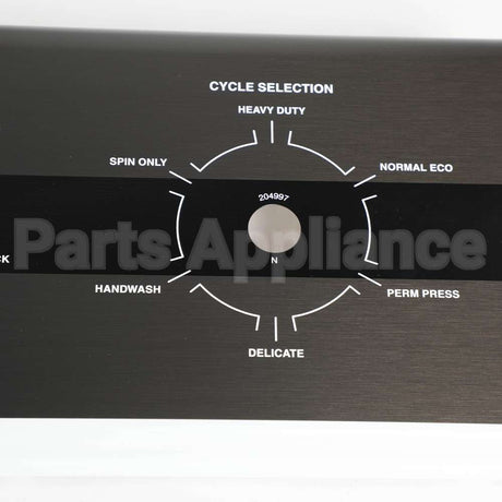 204997 Speed Queen Panel,Graphic Cntrl Tlw Rc 6 Cycle Sq