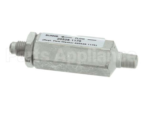 20528.1175 Bunn Flow Control Assembly,Tnd .175Gpm