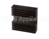 20541.0001 Bunn Heat Sink,Al Blk Anodize4.0Lg
