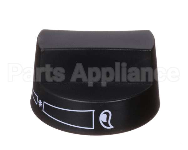 2080 Crown Verity Knob, Black