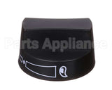 2080 Crown Verity Knob, Black