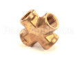 20806 Nieco Cross, Brass, Female, 1/8"