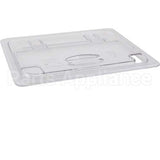 20CWLN-135 Compatible Cambro Cover Half Notched -135 Clear