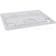 20CWLN(135) Compatible Cambro Cover Half Notched -135 Clear