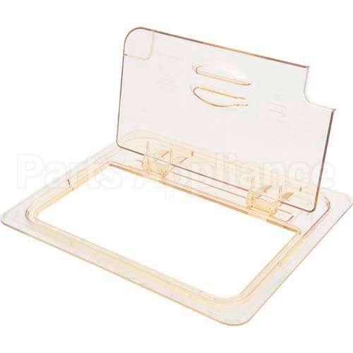 20HPLN-150 Compatible Cambro Lid, H-Pan, 1/2 Sz, Fliplid, Notch