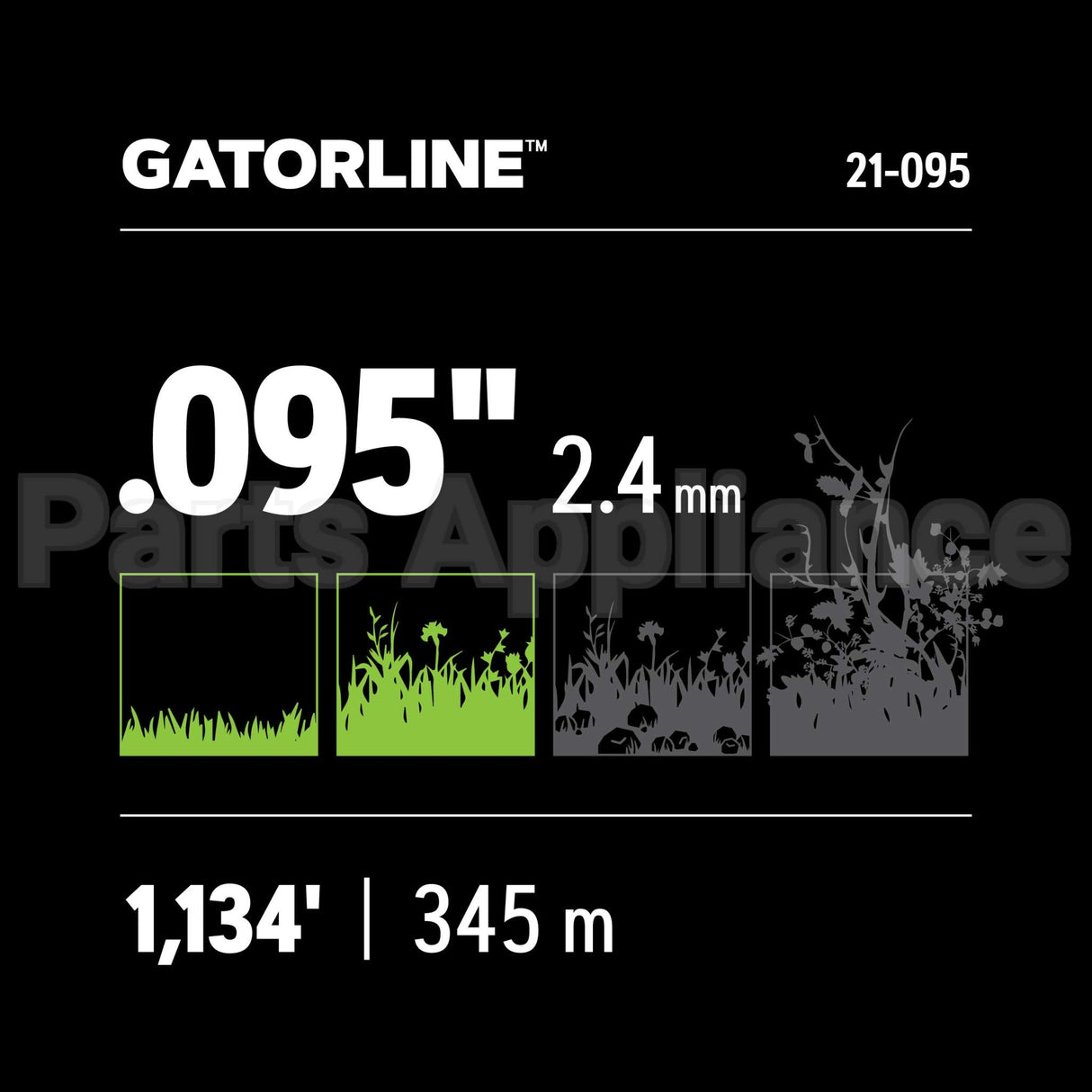 21-095 Oregon Gatorlinesquare .095 5Lb Spoo
