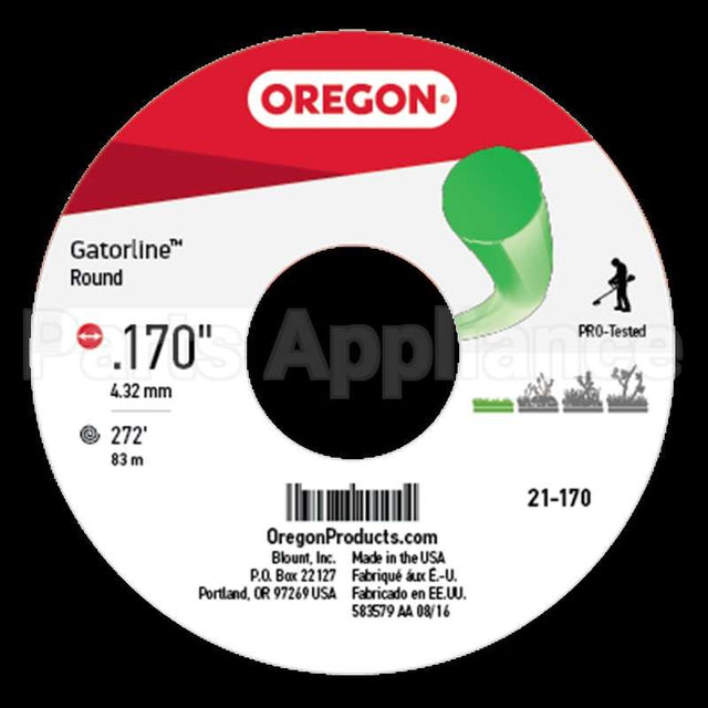 21-170 Oregon Gatorlineround .170 3Lb Spool