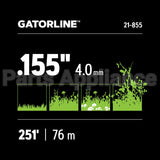 21-855 Oregon Gatorlinesquare .155 3Lb Spoo