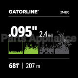 21-895 Oregon Gatorlinesquare .095 3Lb Spoo