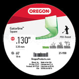 21-930 Oregon Gatorlinesquare .130 1/2Lb Do