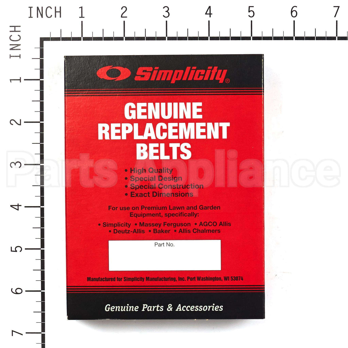 2103279SM Briggs & Stratton Belt Jacket  4.000 X