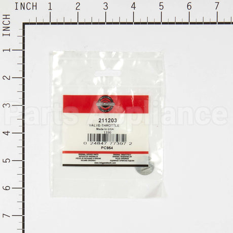 211203 Briggs & Stratton Valve Throttle