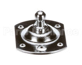 214309 Duke Bracket, Raised W/.39 Dia Ball, Chrome P