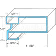 216522315 Compatible Arctic Air Door Gasket 31 1/4" X 61 5/8"