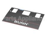 21667.0001 Bunn Decal,Control-W/O Brew Lockou