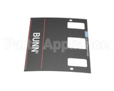 21667.0001 Bunn Decal,Control-W/O Brew Lockou