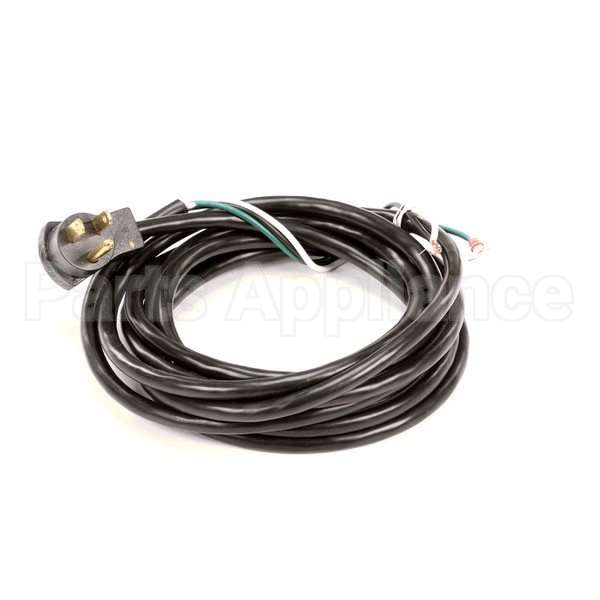 2183468 Compatible Delfield Power Cord W/Rt Angl Plg, 18-3, Nema 5-15P