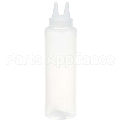 2212-13 Compatible Vollrath Bottle, Squeeze, Twin Tip, 12Oz