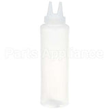 2212-1313 Compatible Vollrath Bottle, Squeeze, Twin Tip, 12Oz