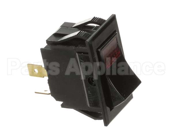 222006 Duke Switch,Full Size Rock Red Dpst On-Off,4