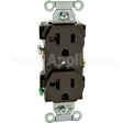 222177 Compatible Duke Receptacle, Duplex, 20A-125V