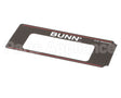 22289.0000 Bunn Decal, Control Panel-Cw