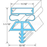 225171075 Compatible Kolpak Door Gasket - Lh, 38" X 78"