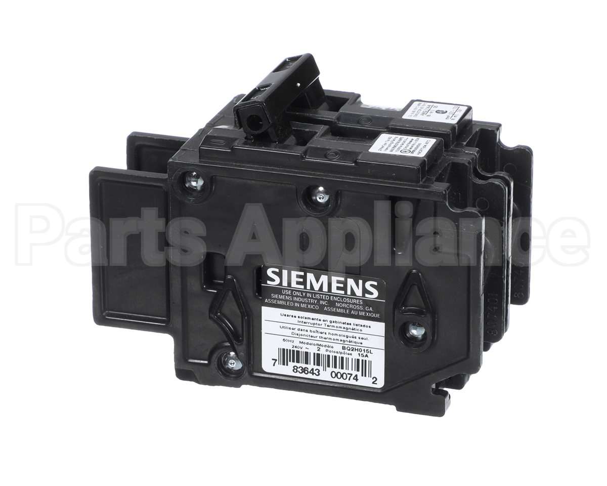 2252015 Heatcraft 15 Amp 2 Pole 240V Circuit Breaker With