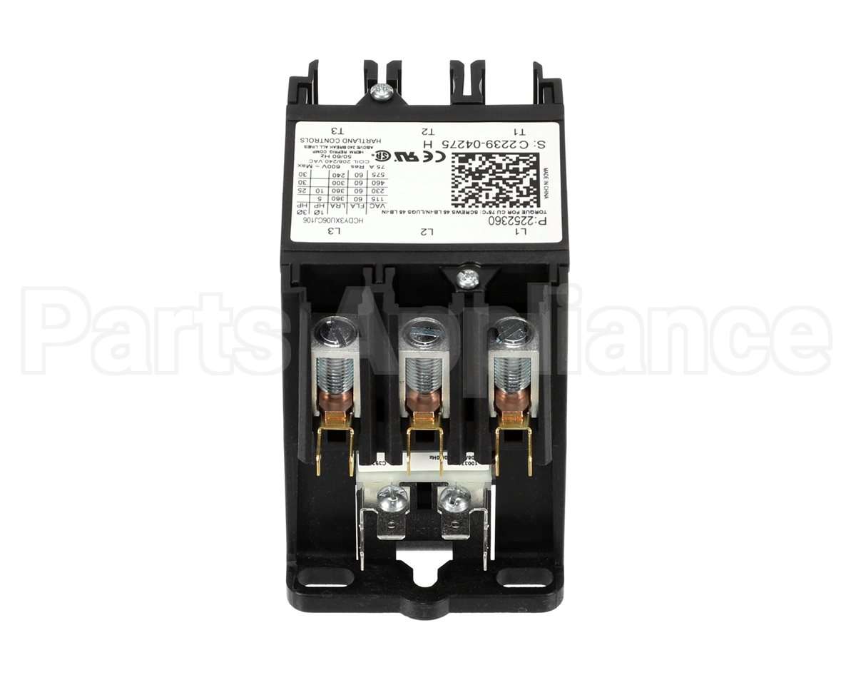 2252360 Heatcraft Refrigeration Contctr Open60Amp3Pole208-240V