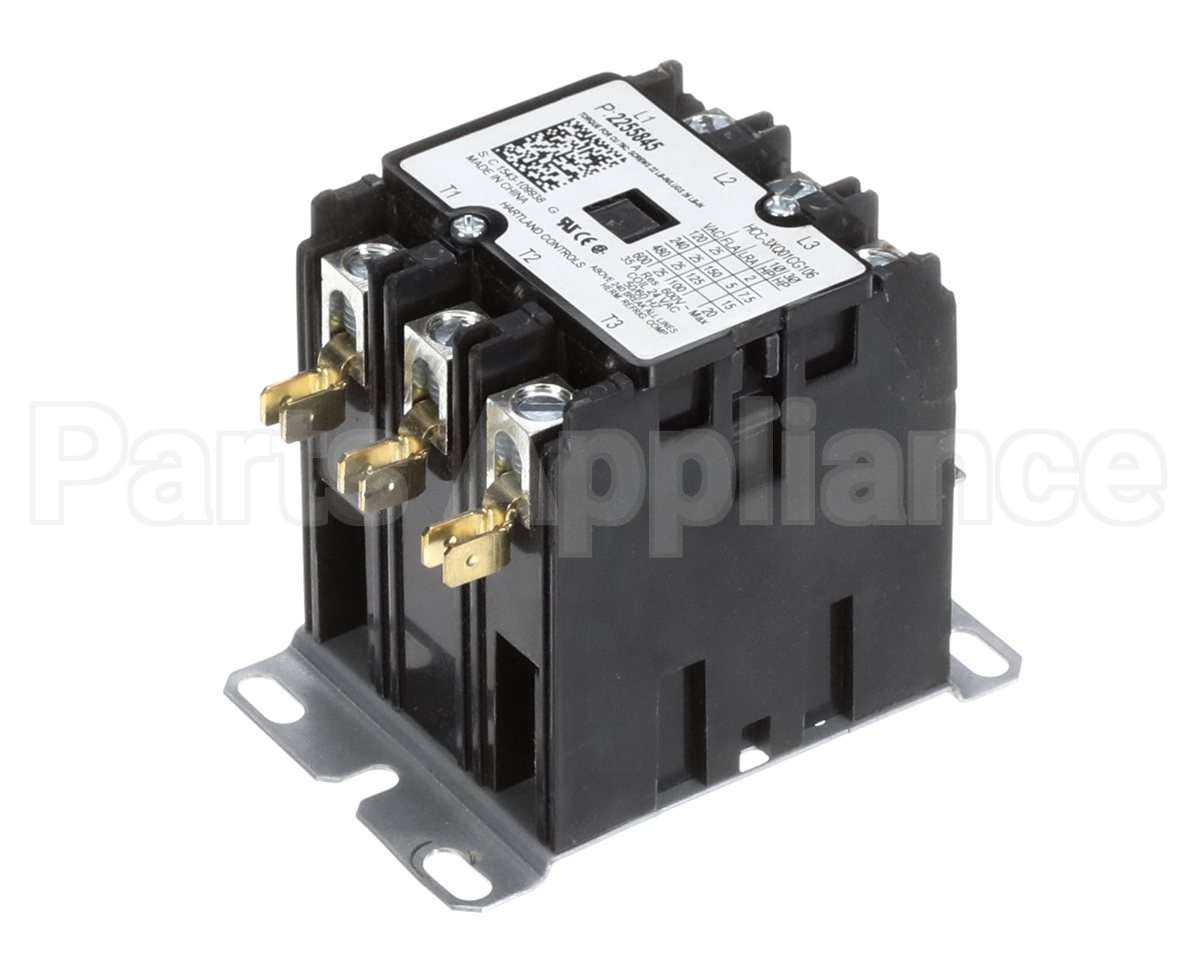 2255845 Heatcraft Refrigeration Contactor 25 Amp 3 Pole 24V