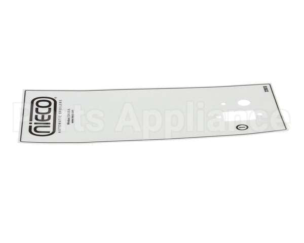 22873 Nieco Label, Control Box Std Jf-G R