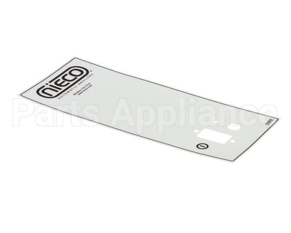 22873 Nieco Label, Control Box Std Jf-G R