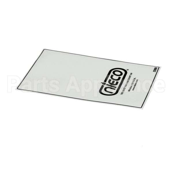 22895 Compatible Nieco Label, 1 Blet, Control Box