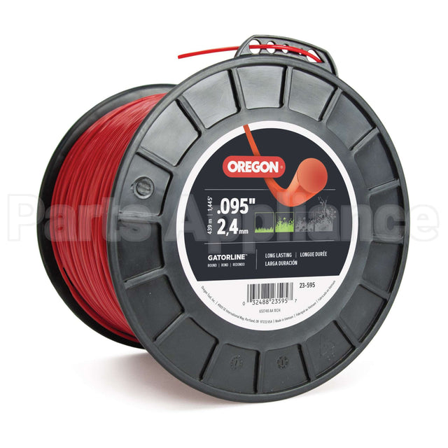 23-595 Oregon Gatorlineround Red .095 5Lb S