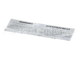 23315 Ultrafryer Decal, Warning Electrical Grou