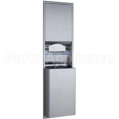 235-000000 Compatible Bradley Dispenser, Towel, W/Waste Rec