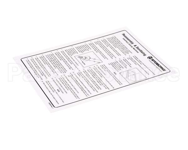 236059 Stoelting Cleaning Card; O231
