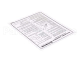 236059 Stoelting Cleaning Card; O231